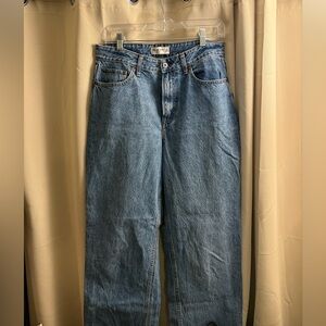 Abercrombie & Fitch Curve Love Loose High Rise Jeans